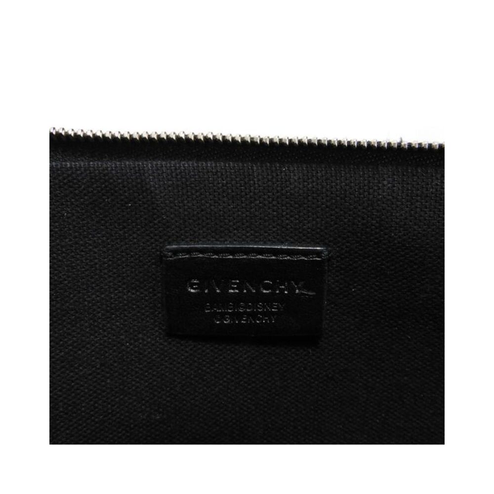 Pre Loved Givenchy Bambi Clutch Black Leather - Picture 6 of 8